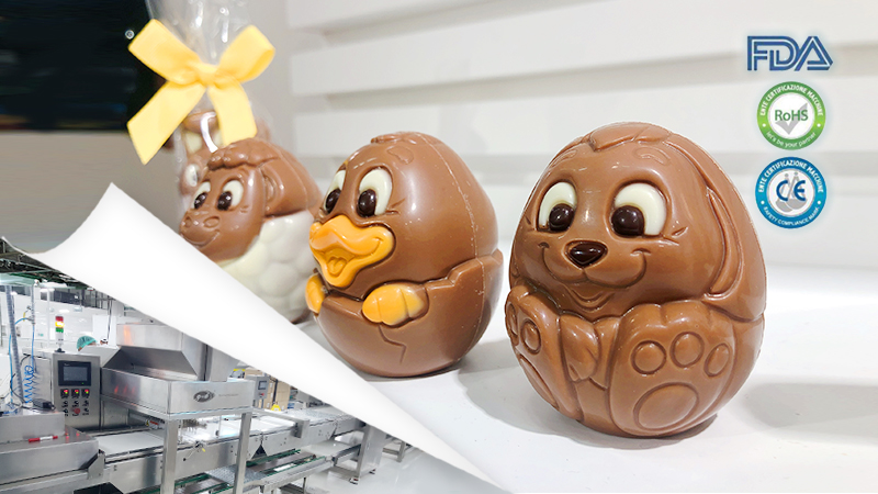 Украшение полой шоколадной линией (Toy Inside) (MF-DH)