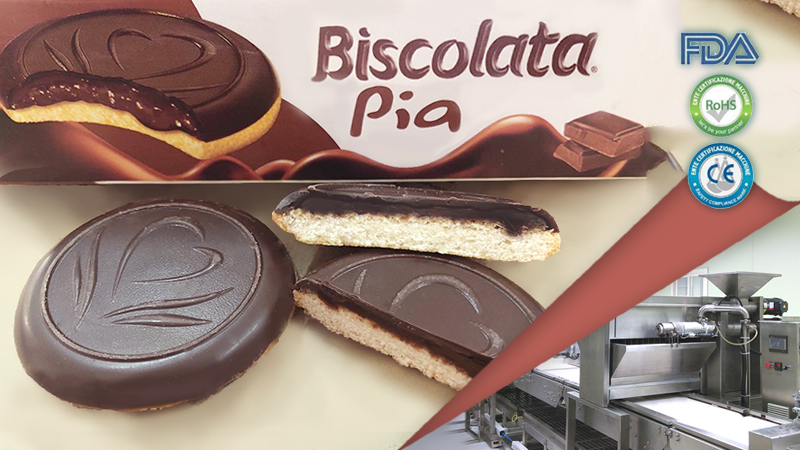 Линия для формования шоколадной оболочки FILLING & Biscuit (MF-PM)