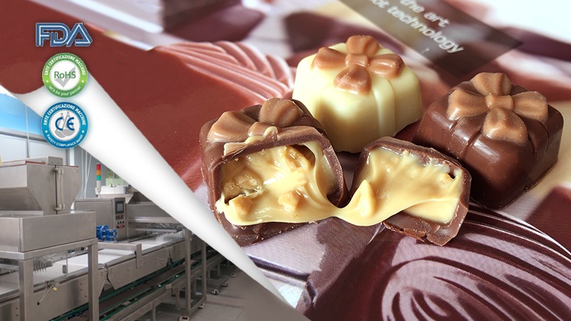 Линия для формования шоколадной оболочки MIXTURE FILLING (MF-SM)